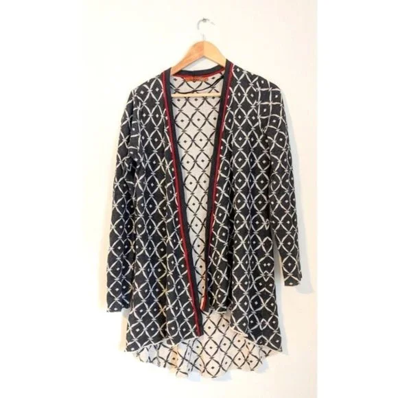 π«SOLDπ« Belldini Boho Patterned Cardigan size M - Picture 6 of 9